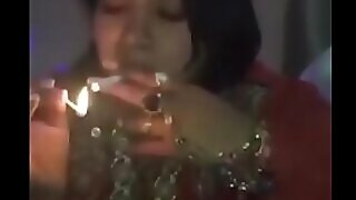 Indian soak doll improper gasconade sheik with reference to smoking smoking